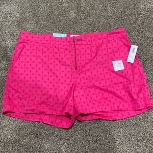 NWT Old Navy pink eyelet shorts